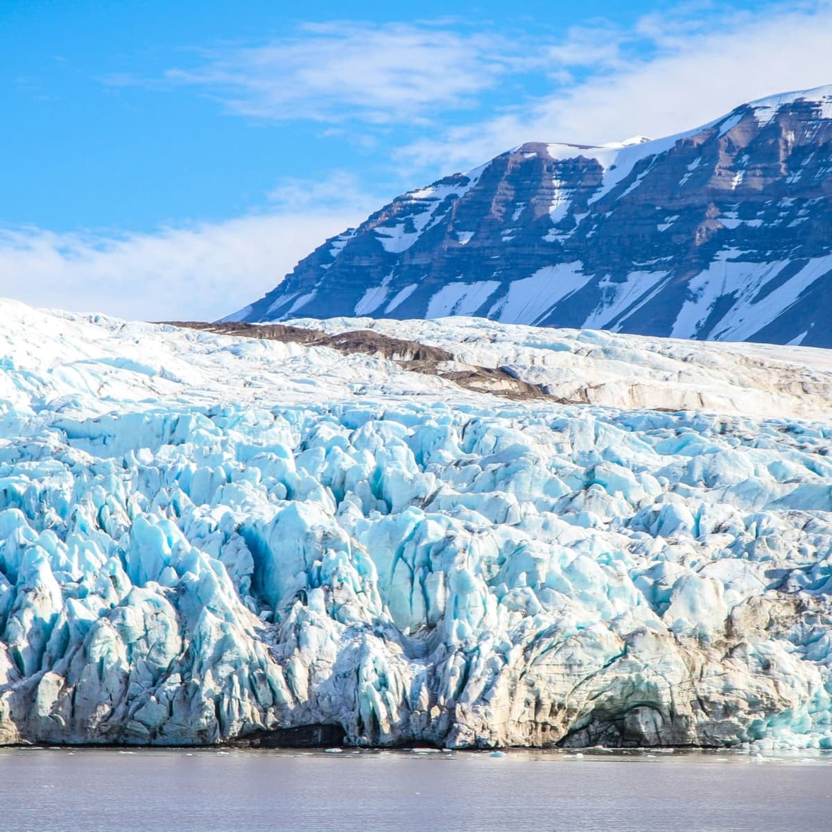 See a glacier