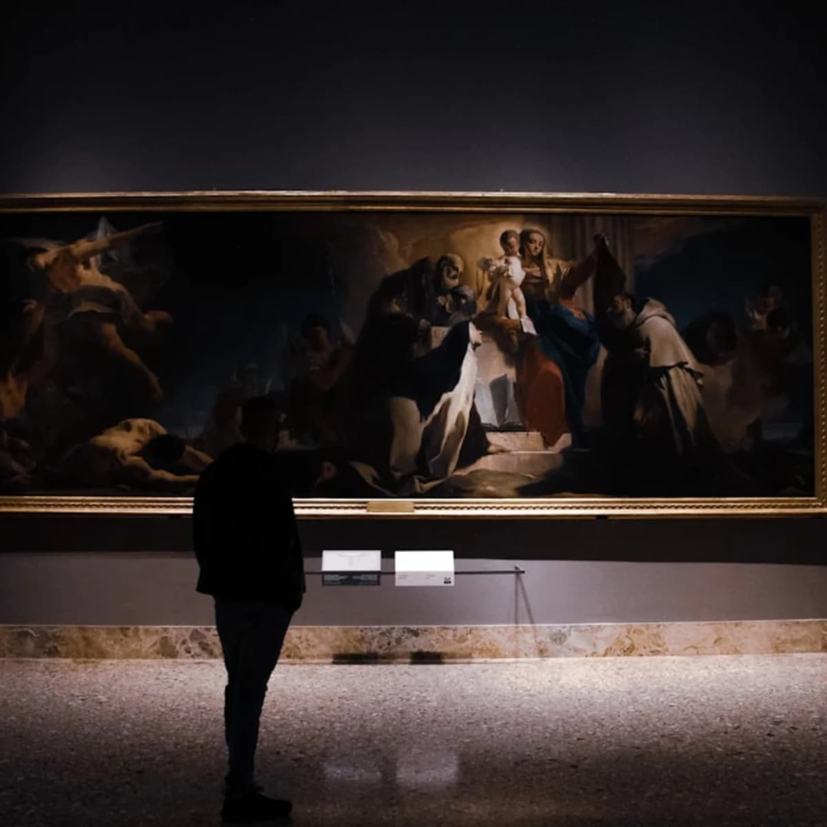 Paint large canvas