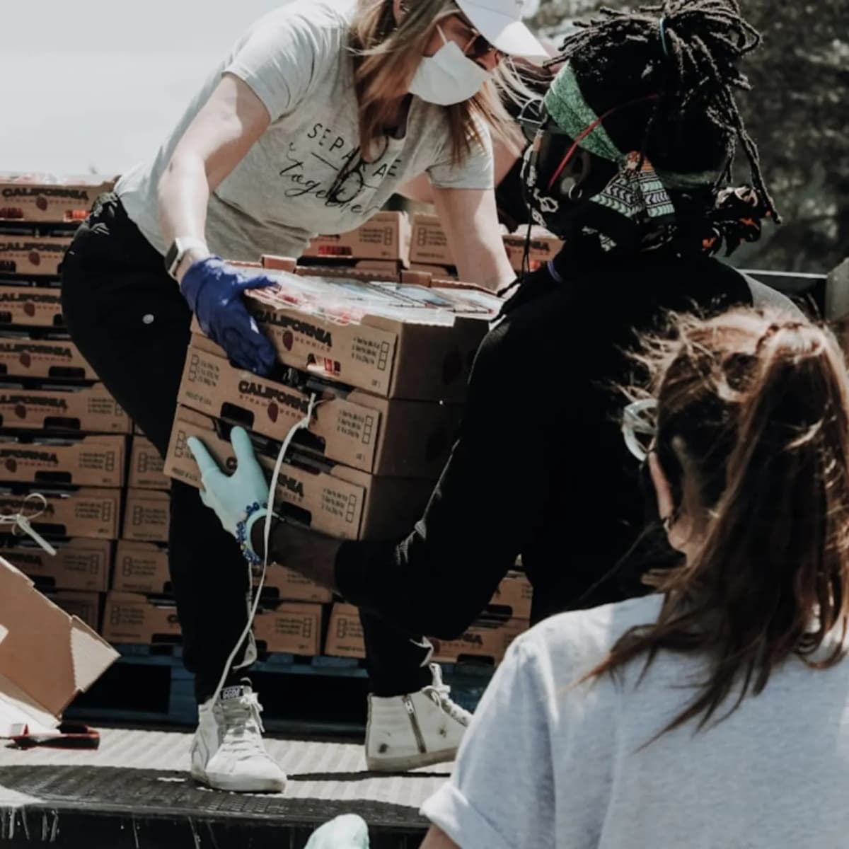 Volunteer at charity