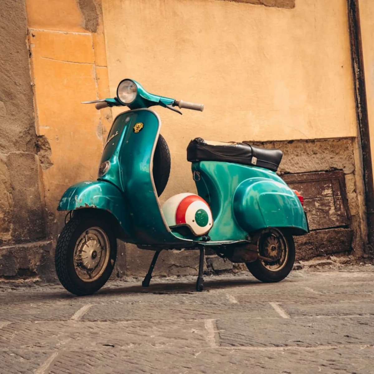 Ride a scooter