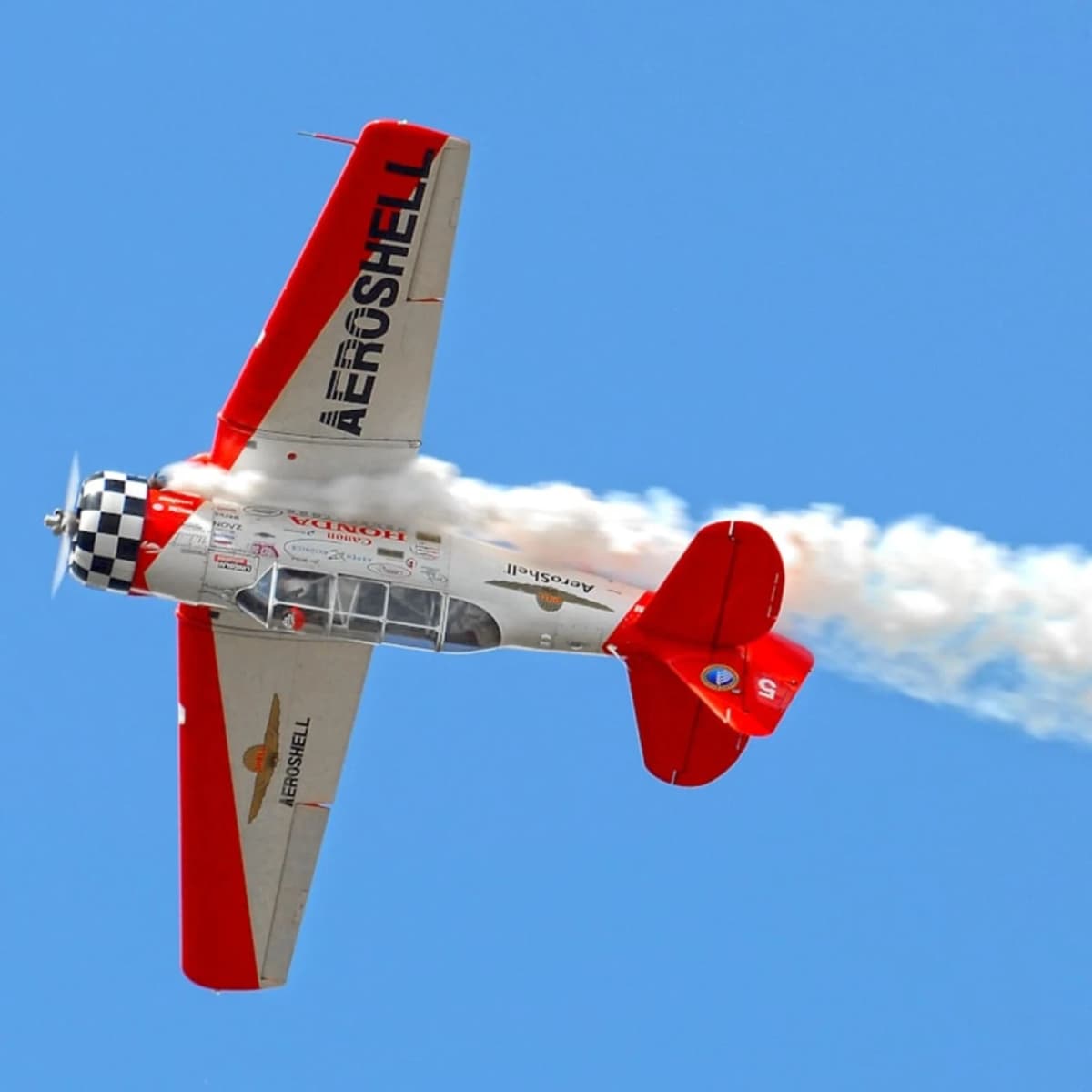 Fly in an aerobatic plane