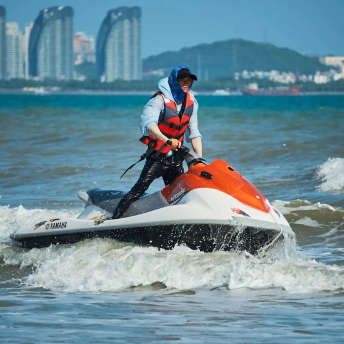 Ride a jet ski