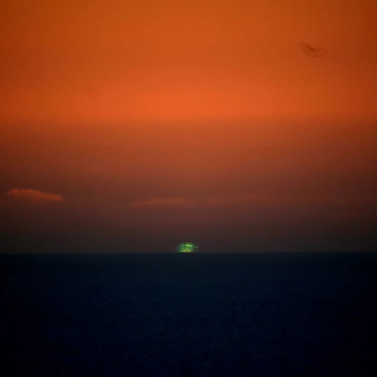 See a green flash sunset