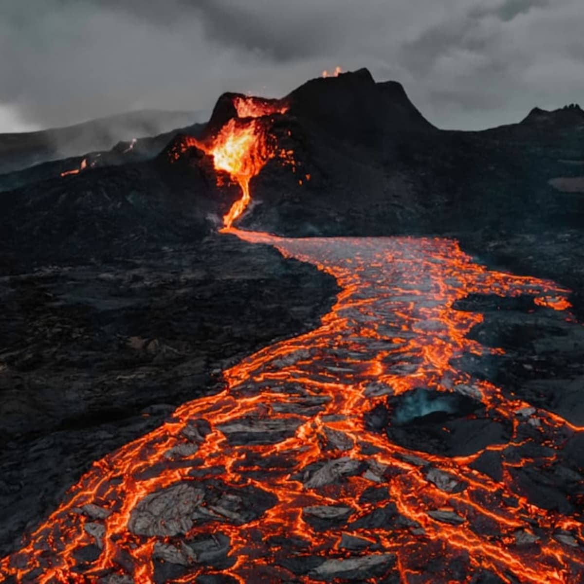 See an active volcano