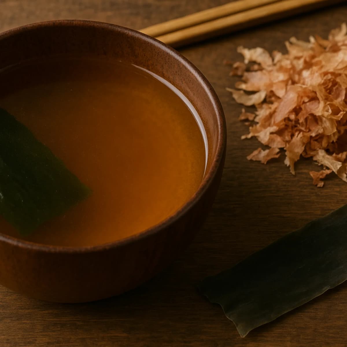 Eat dashi soup