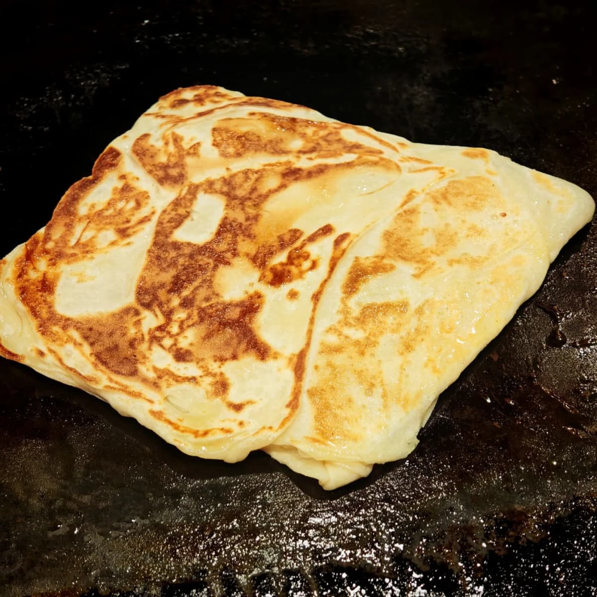 Eat roti canai